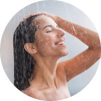 women taking shower, shower, women in the shower